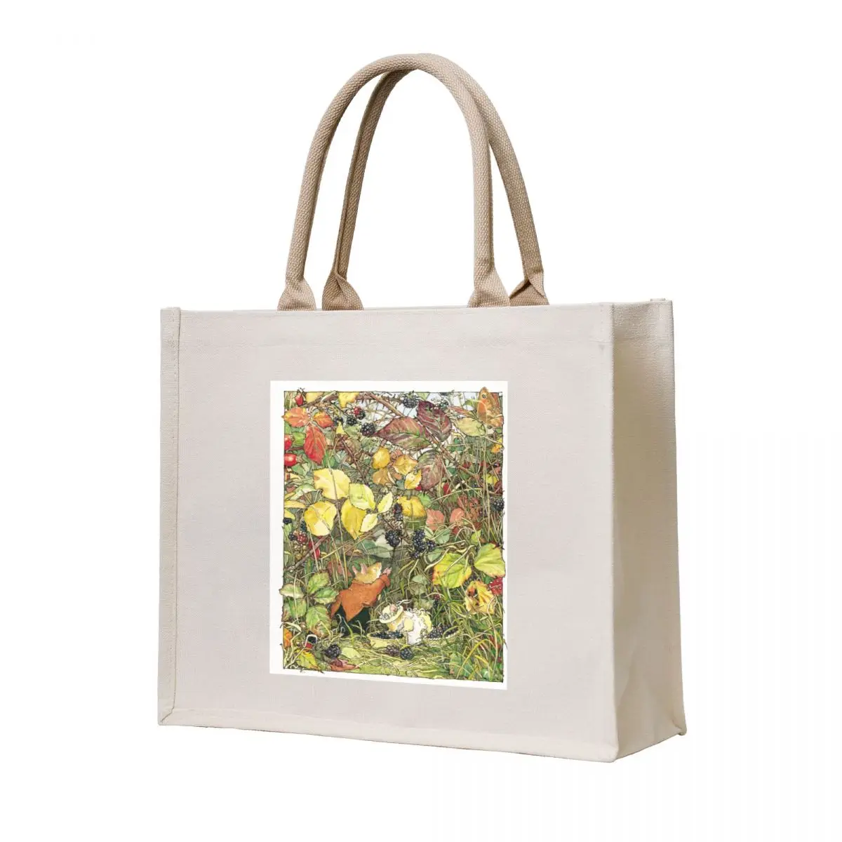 

Blackberry picking Tote Bag Handbags women personalized tote shopping bag