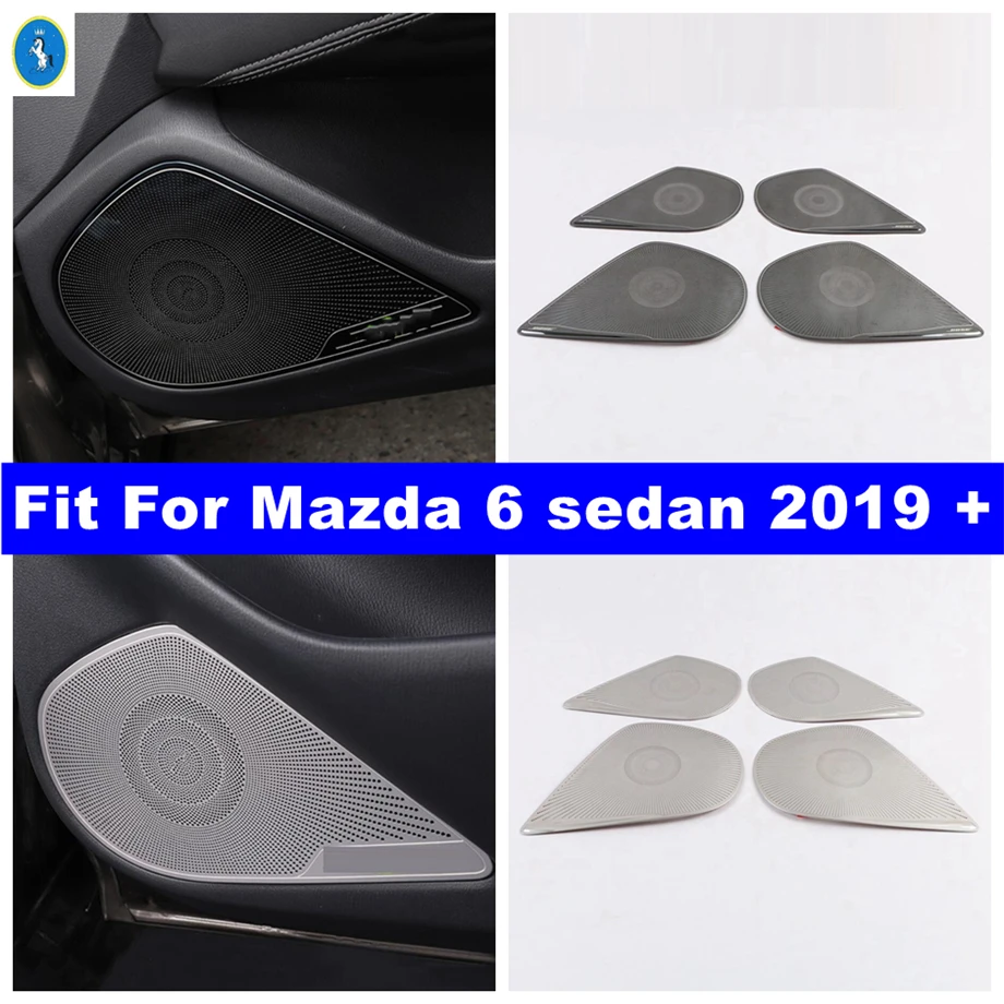 

Inner Car Door Speaker Stereo Loudspeaker Sound Panel Cover Trim For Mazda 6 Sedan 2019 - 2021 Accessories Interior Refit Kit