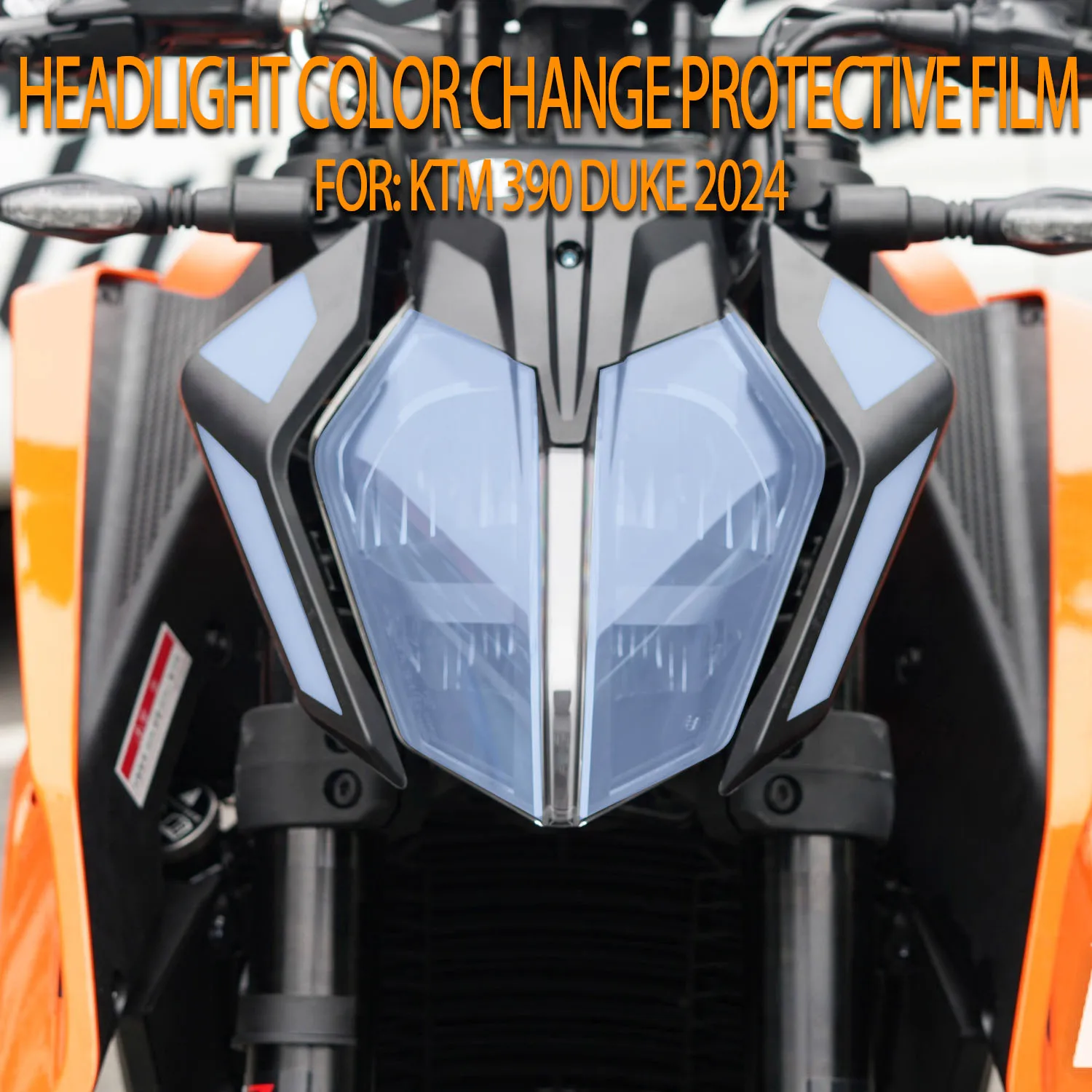 

For KTM 390 DUKE 2024 Modified Light Decorative Sticker Headlight Protector