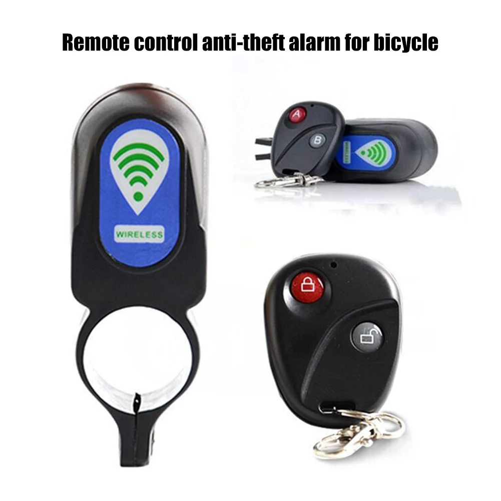 Wireless Bike Anti Theft Alarm Bell Bicycle Motorcycle Electric Bell Horn Locks