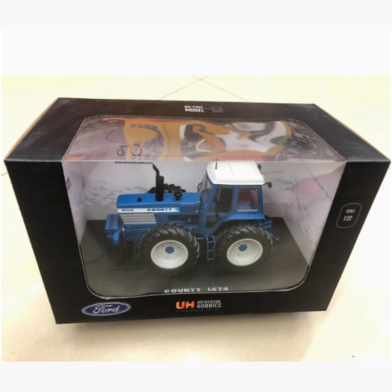 Diecast Alloy 1/32 Fendt 308 LSA Tractor Farm/FORD COUNTY 1474/FIAT 880 Car Model Classics Adult Souvenir Gift Static Display