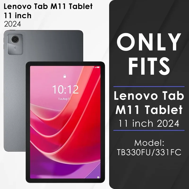 Kids Case For Lenovo Xiaoxin Pad 11 2025 2024 TB330FU Tablet Cover M11 M10 Plus 10.6 TB125FU/128F 360 Rotation Handle Stand Capa
