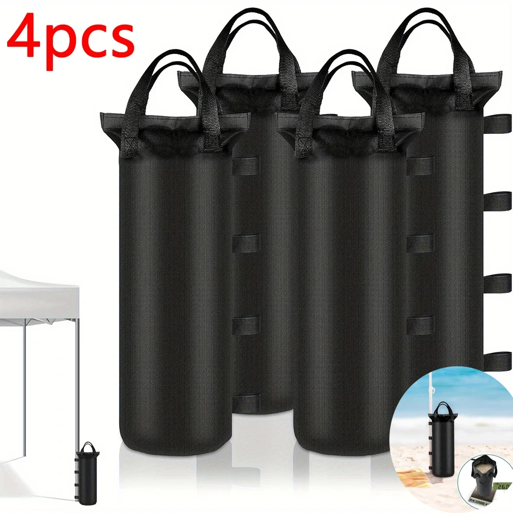 

4pcs Camping Outdoor Tent Foot Sandbags Garden Gazebo Foot Leg Fixing Equipment 600D Oxford Fabric Waterproof Camping Equipment