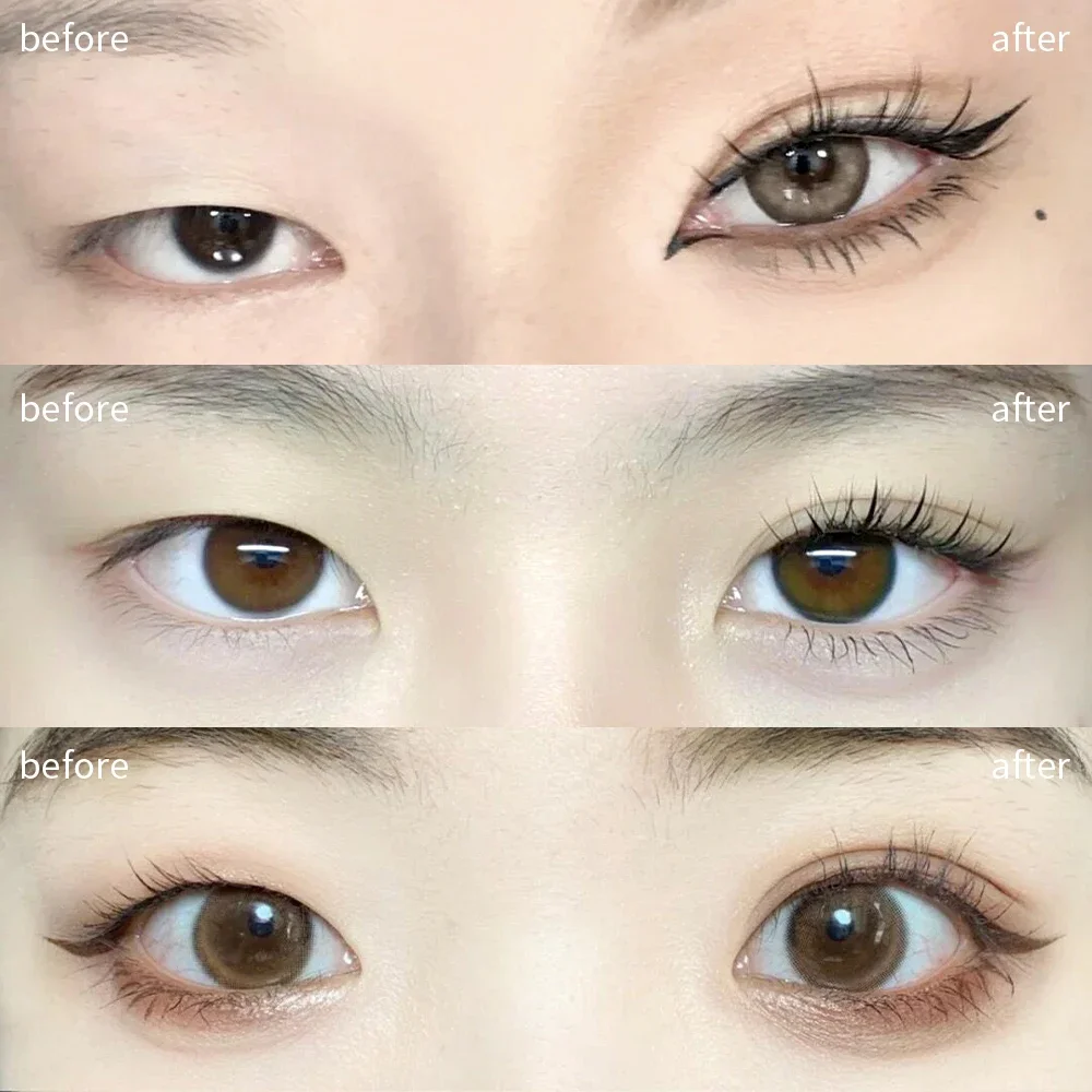 กันน้ําธรรมชาติ Double Eyelid สติกเกอร์แต่งหน้าที่มองไม่เห็นโปร่งใส Self-กาวตาข่าย-ลูกไม้ตาเทป Eye ผู้หญิงเครื่องมือความงาม