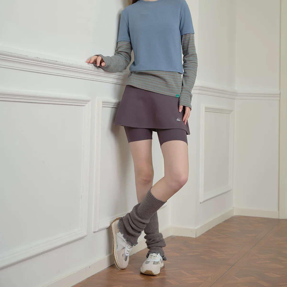 Calentadores de piernas de punto de encaje Y2K JK para mujer, calcetines apilados estilo Ballet fino, mangas, estética de otoño e invierno, varios colores】