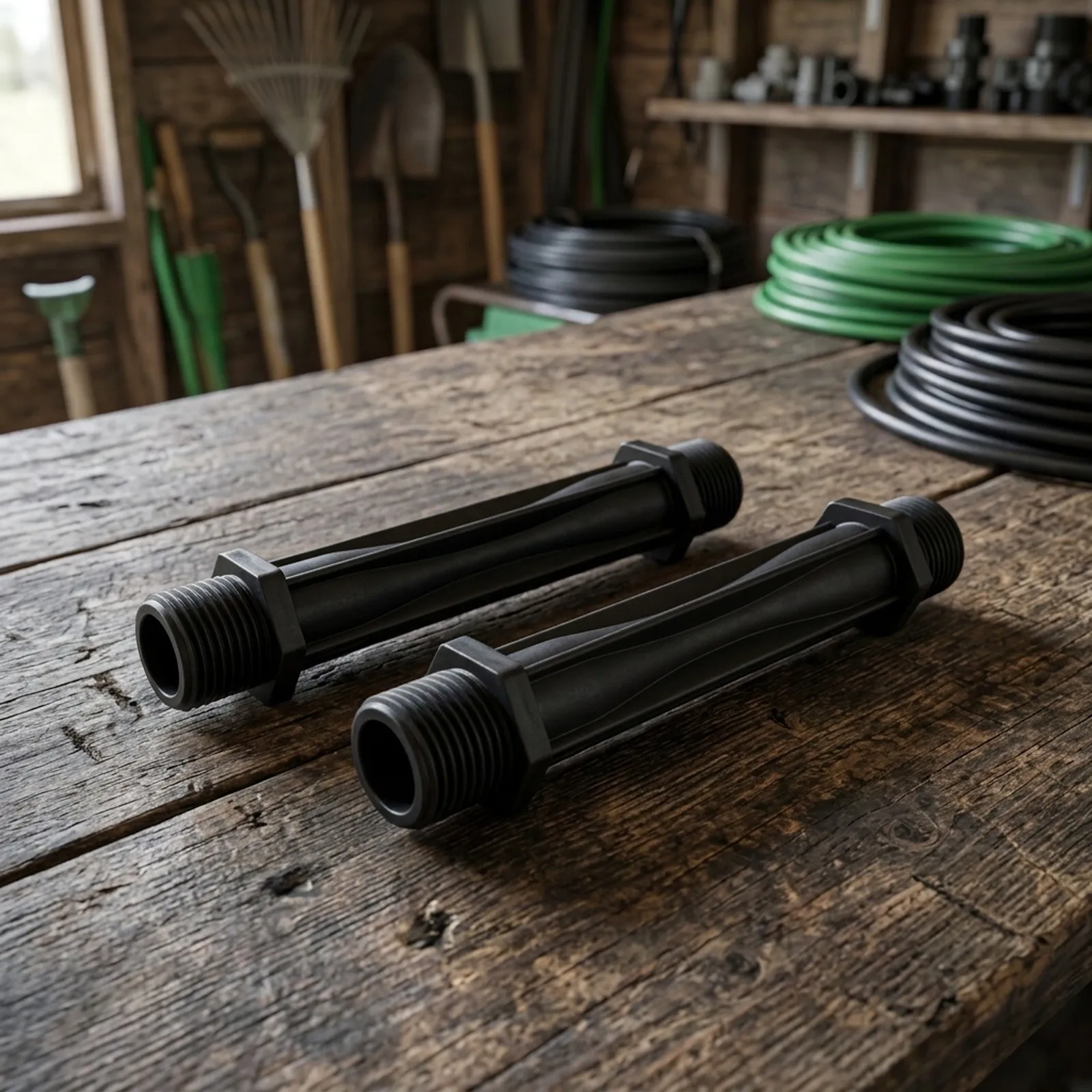 Set of 2 1inch Venturi Fertilizer Injectors for Agricultural Gardens Designed for Integration with Existing Irrigation Systems