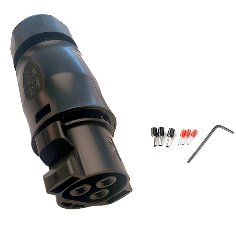 Conector Solar PV impermeable IP68 4000V 40A para Panel de sistema fotovoltaico, conjunto de protección paralela, LY01-Female