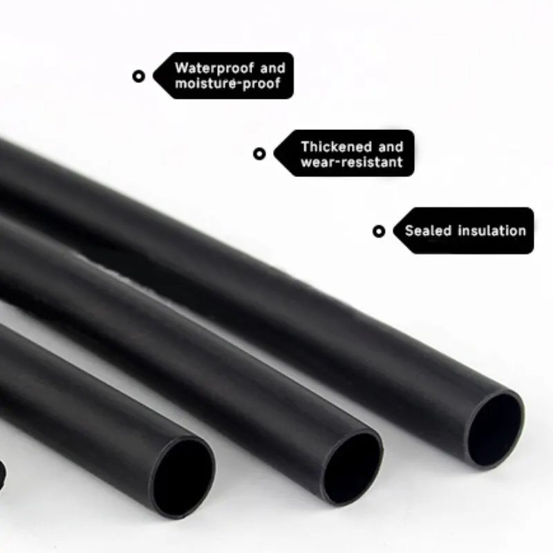 1M 1.22M 4:1 Heat Shrink Tube Thicken With Glue Dual Wall Tubing Diameter 4/6/8/12/16/18/20/24/32/36/40/52/72mm Wire Protection