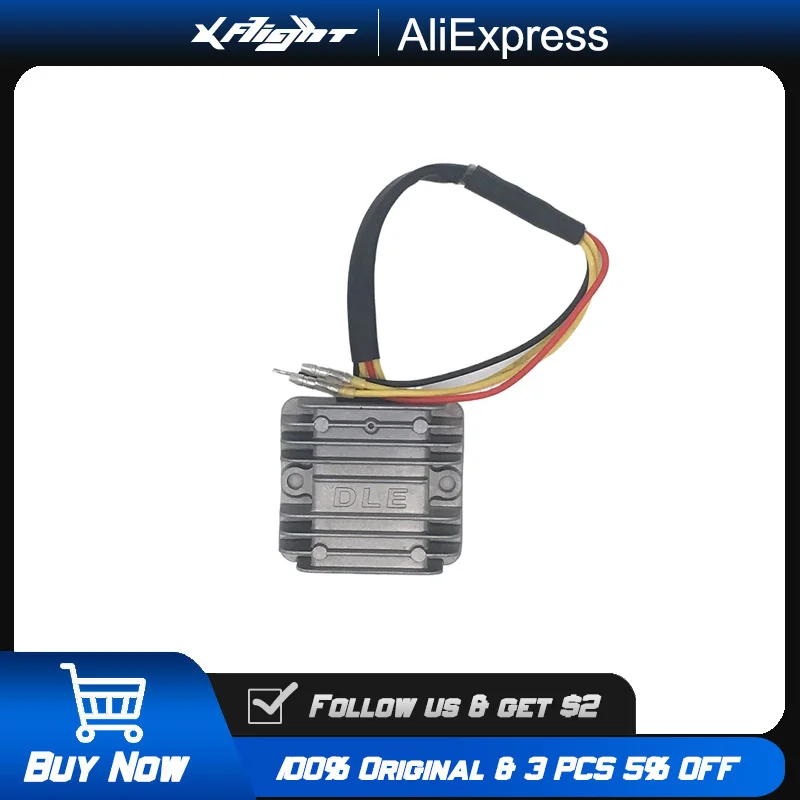 

Original DLE 2-Phase Voltage Regulator Rectifier, for DLE30/55/111/170 RC Airplane Helicopter Gas Engine Electrical System
