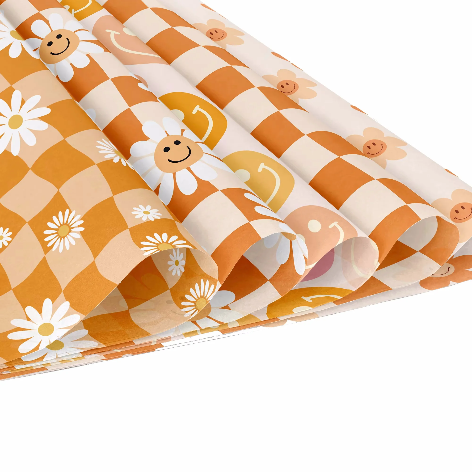 24 Stück kleine Gänseblümchen-Scrapbook-Papier, Party-Geschenke, dekorative Verpackung, Bastelpapier, 30 x 30 cm – Detail 6