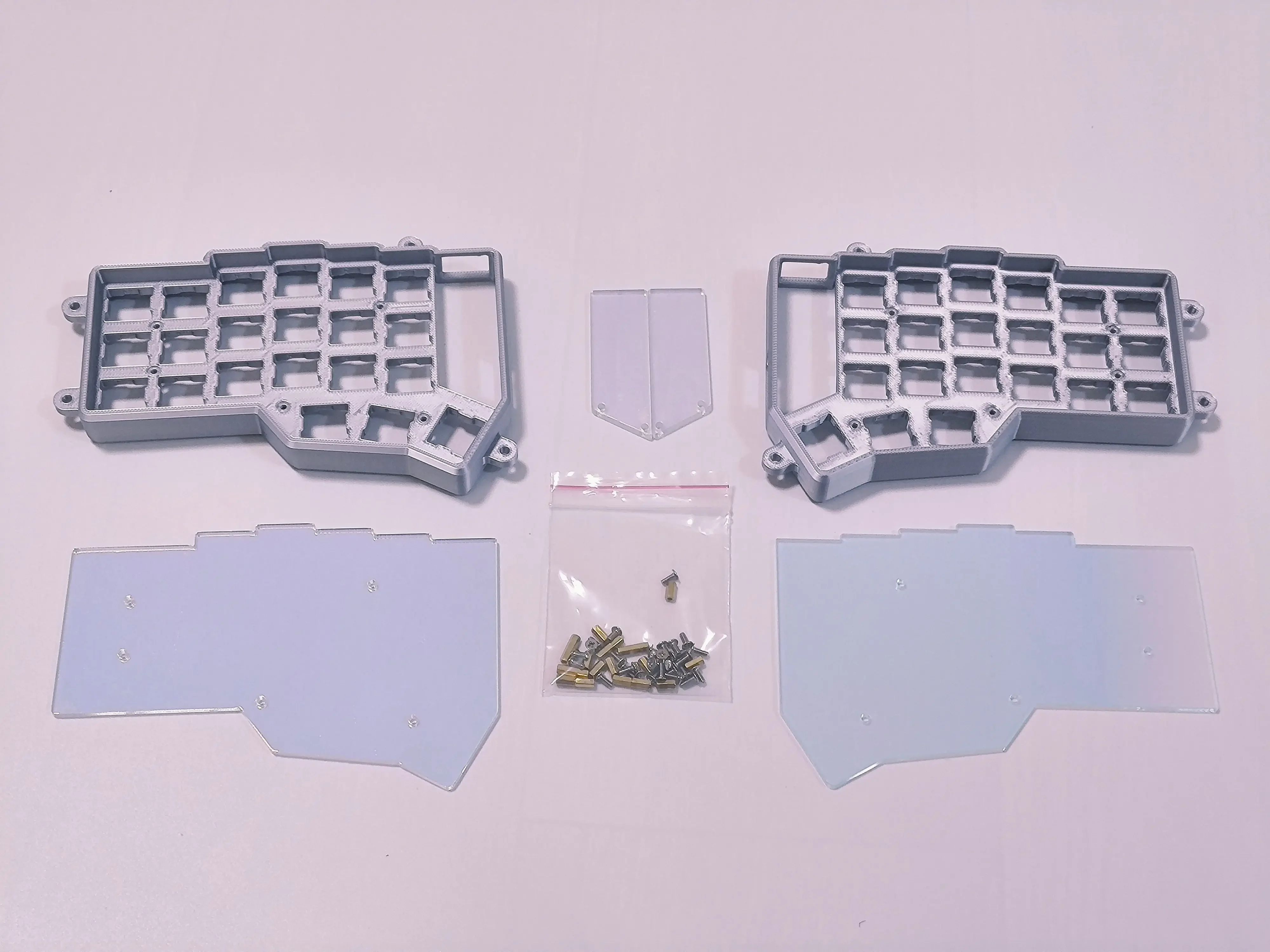 Solo funda para teclado Split Corne crkbd con impresión 3D (no un teclado completo)