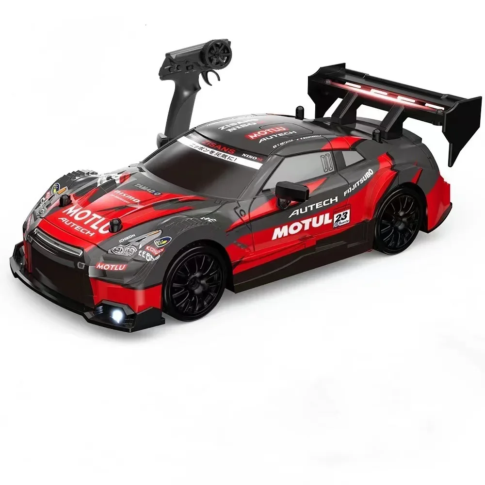 

Cross-Border 2.4G RC Drifting Race Car - Half-Scale 4WD High-Speed Remote Control Toy with Lights, Perfect for Kids' Racing