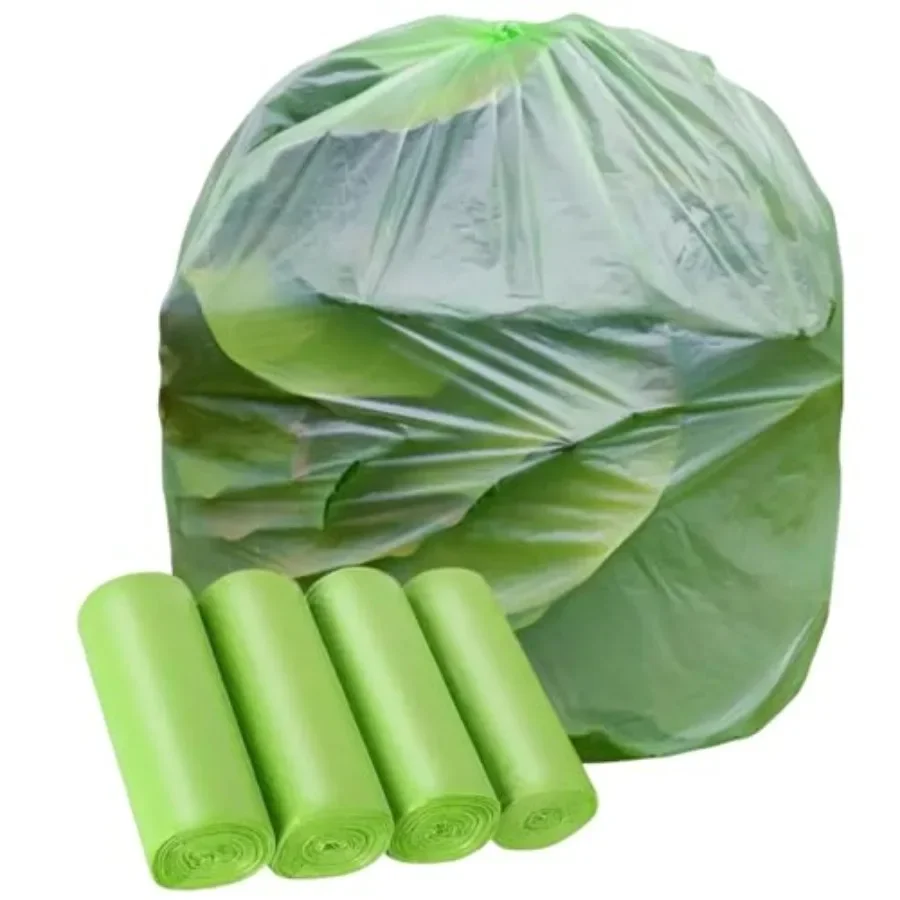 

Biodegradable Trash Bags 13+ Gallon PlantBased Tall Kitchen Compostable Waste Bags Heavy Duty 1.18 Mil Leakproof for Large Tras