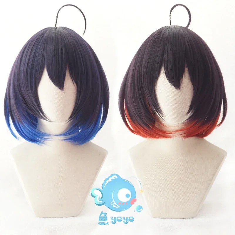 

Honkai Impact 3 Seele Vollerei Cosplay Mixed Color Short Heat Resistant Synthetic Hair for Halloween Costume Party Role Play