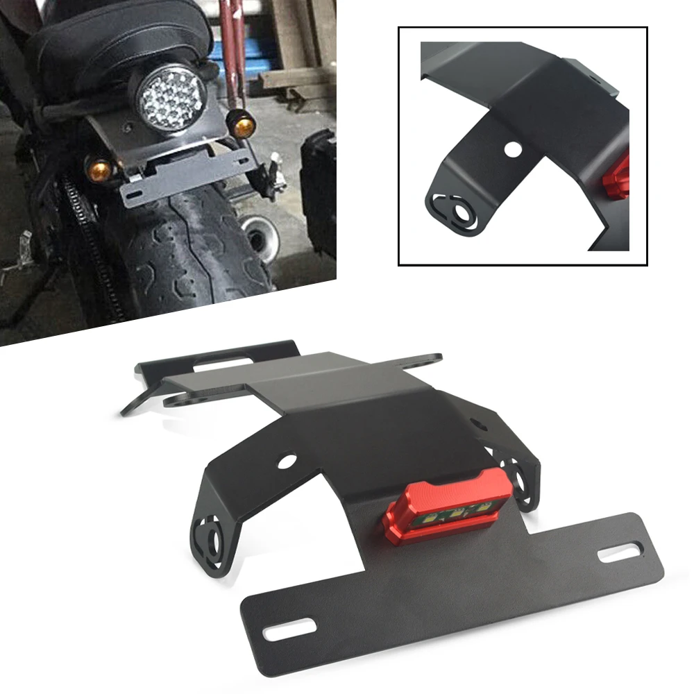 Motorcycle XSR700 License Plate Bracket Holder Parts For YAMAHA XSR 700 XSR700 2015 2016 2017 2018 2019 2020 2021 2022 2023 2024