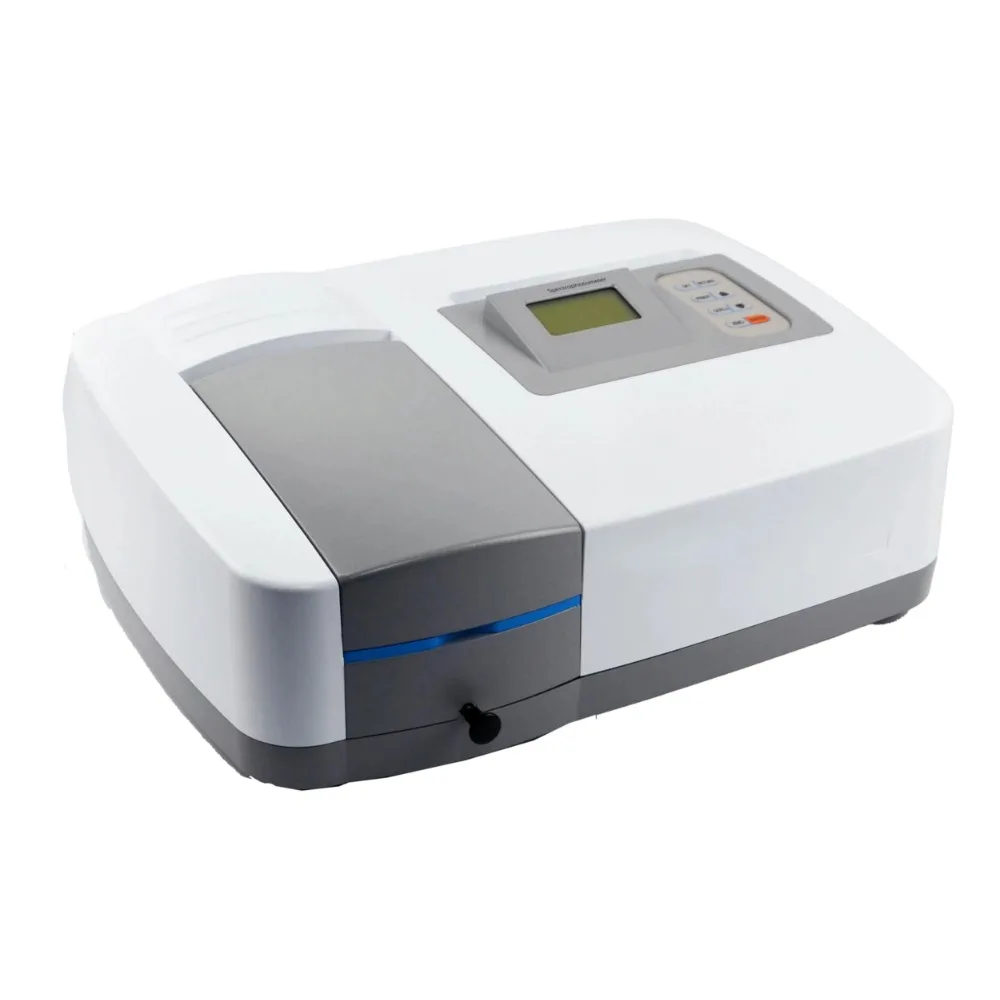 FV-1000 VIS Spectrometer Price Single Beam 325-1000nm Spectrophotometer LCD Display