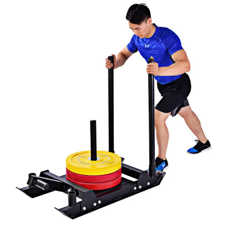 

Gym Fitness Equipment Weight Plate Sled Training Power Pull And Push Speed Weight Sled