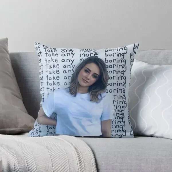 Josephine Langford Pillow  Printing Throw Pillow Cover Cushion Wedding Office Bed Fashion Throw Pillows not include One Side