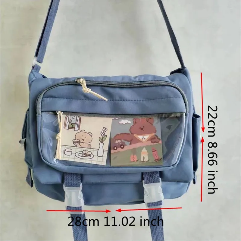 Large Capacity Nylon Crossbody Bag Image 7