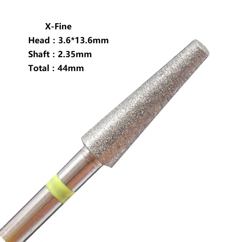 Diamant perceuse à ongles fraise Nail Art foret cuticule propre coupe pour manucure limes à ongles fraises électriques bavure outil à ongles