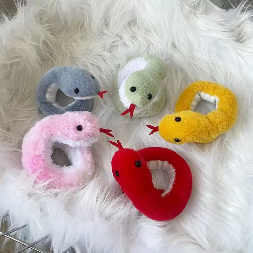 

Wrap Around Arm Year of The Snake Plush Toy Soft Comfort Snake Stuffed Plush Doll Kawaii Little Snake Snake Animal Doll