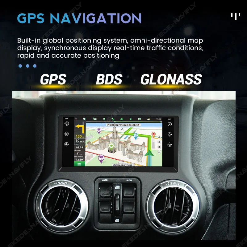 Android 13 Car Radio Carplay For Jeep Wrangler Cherokee Grand Cherokee Dodge Ram Chrysler Chevrolet Navigation Multimedia Player