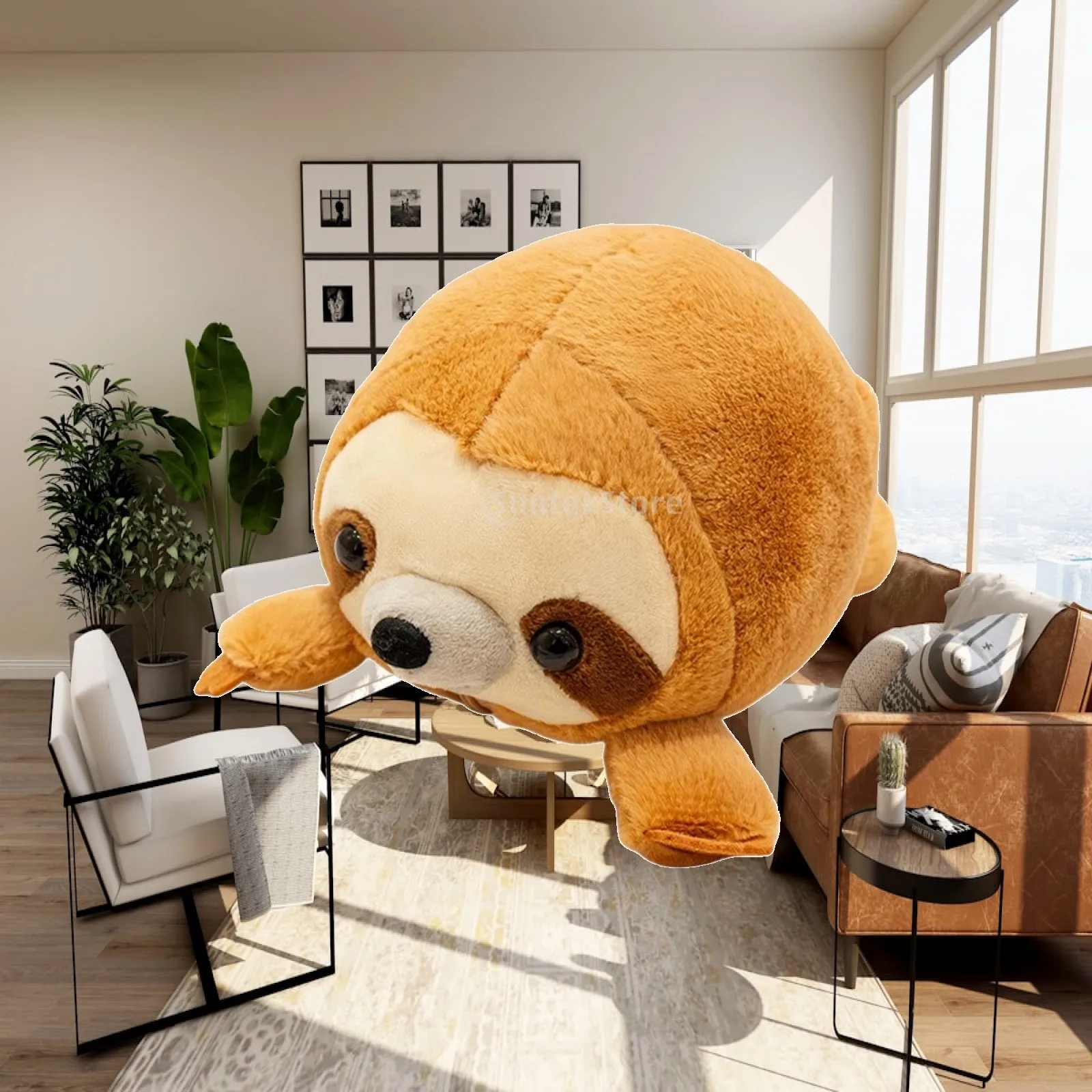 Interactive Sloth Stuffed Toy Sensory Sloth Stuffed Portable Adorable for Toddlers, Early Learning, Nursery