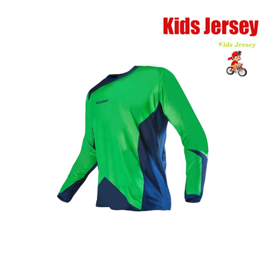 Motocross Jersey voor kinderen Downhill Fietsshirts Mountainbike Shirt Motorfiets MTB T-shirt voor kinderen Fietskleding