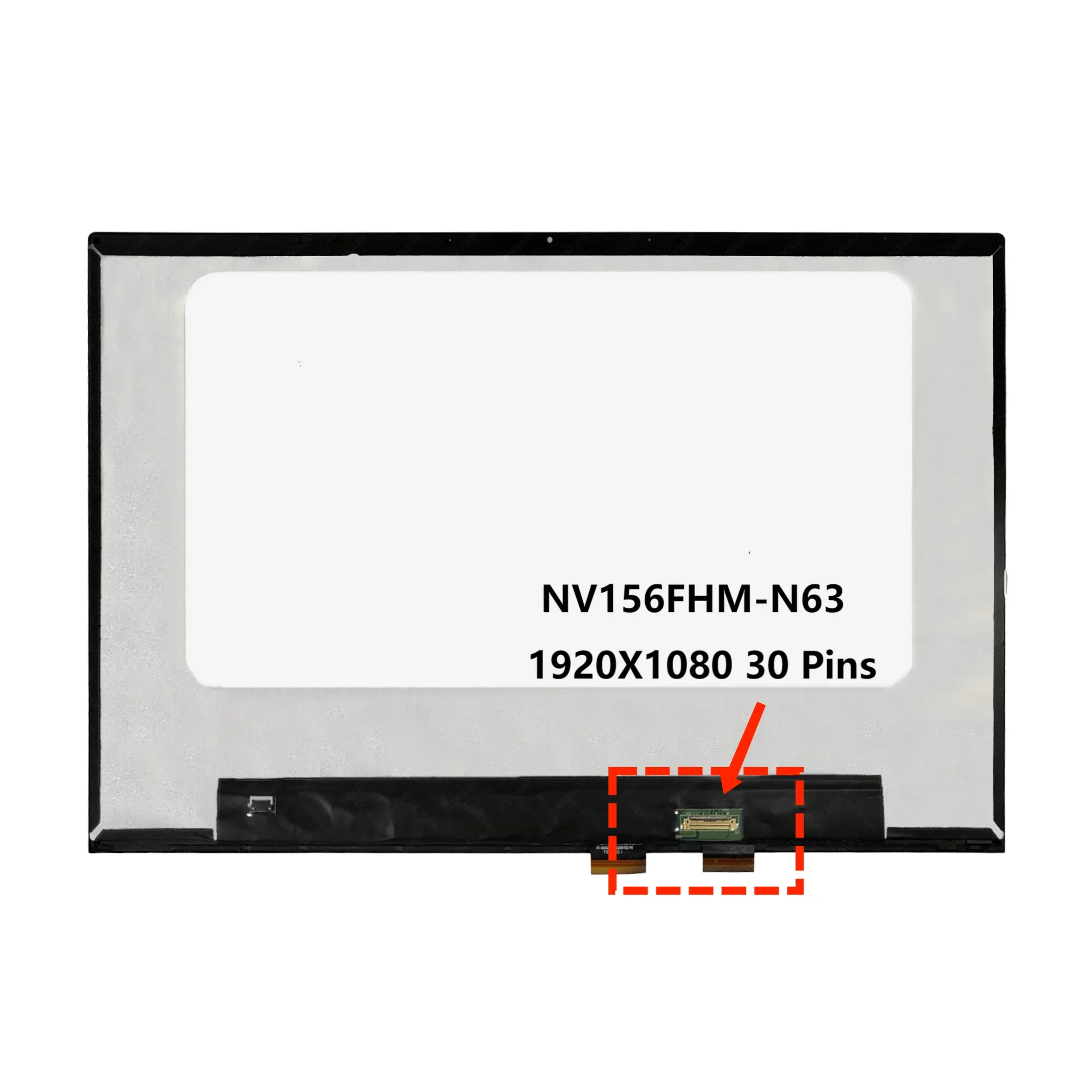 15.6'' OLED LCD Touch Screen Digitizer Assembly for ASUS ZenBook Flip 15 UX564 Series without Frame 3840X2160 40 Pins 60Hz