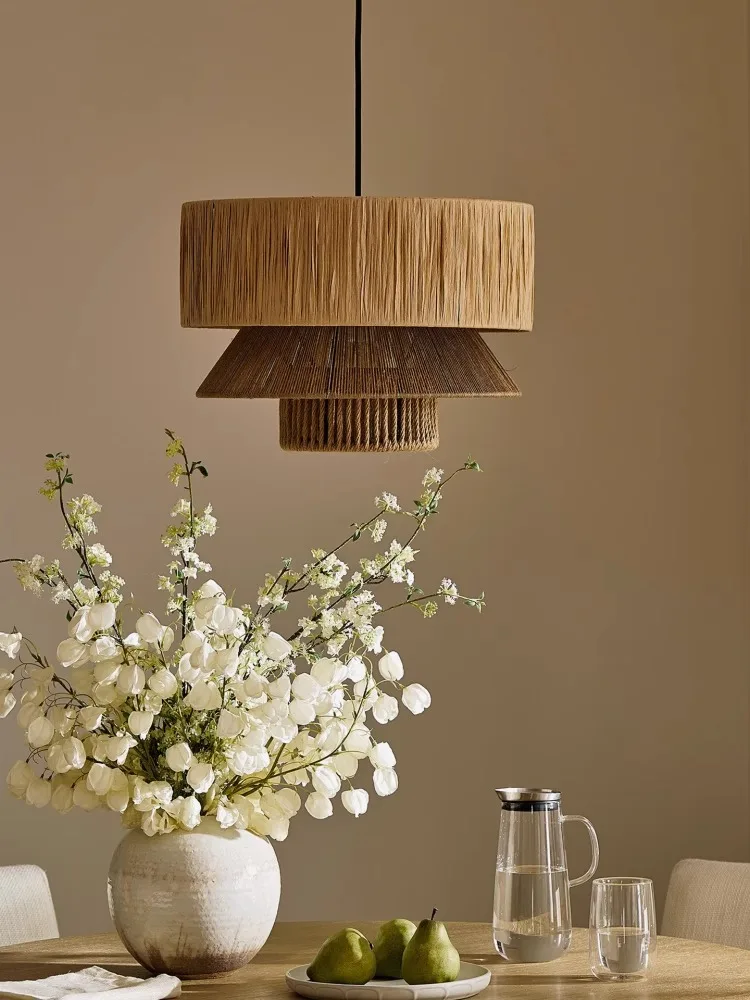 

Modern Decoration Home Ceiling Chandelier Boho Living Room Led Lighting Lamps Dining Table Light Design Garden Light Fixture