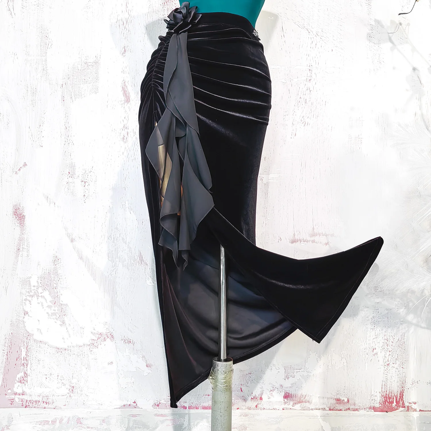 Top sexy Body per abito da ballo latino standard Costume da competizione Abbigliamento donna Abito latino-americano Nuova danza 0510