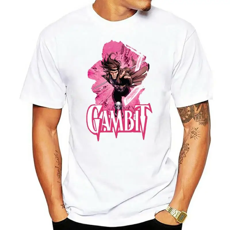 Футболки Fire-Dog на заказ, мужской постер Gambit X для мужчин, футболка с круглым вырезом DeepHeather