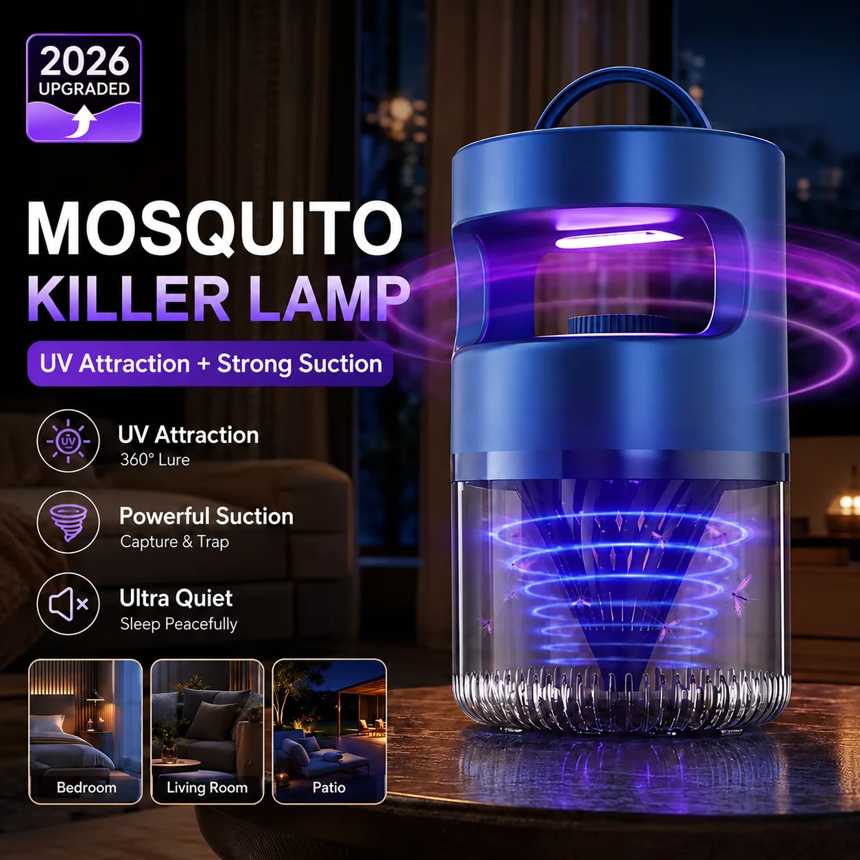 Lighting Jockey - Inhalation Mosquito Killer Lamp UV Light