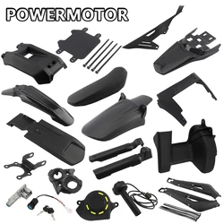 for Surron Light Bee Front Rear Fender Extended Tail Mudguard Battery Cover Seat Number Plate SUR-RON Accessories Electric Bike
