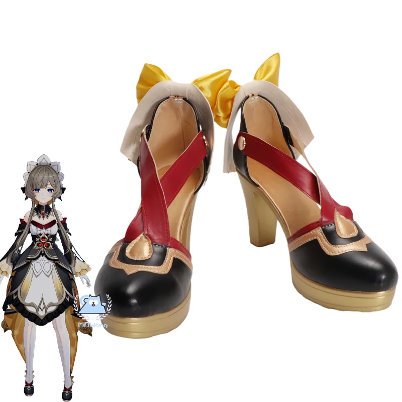 

Genshin Impact Sandrone Cosplay Shoes Game Marionette Cosplay Shoes High Heeled Shoes For Hallowmas Party Adult Women Men
