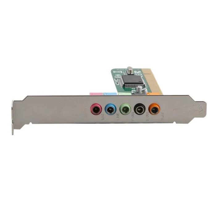 بطاقة صوت كلاسيكية PCI للكمبيوتر المكتبي ، قناة ، شريط مزدوج كامل مدمج ، جديد ، شحن مجاني