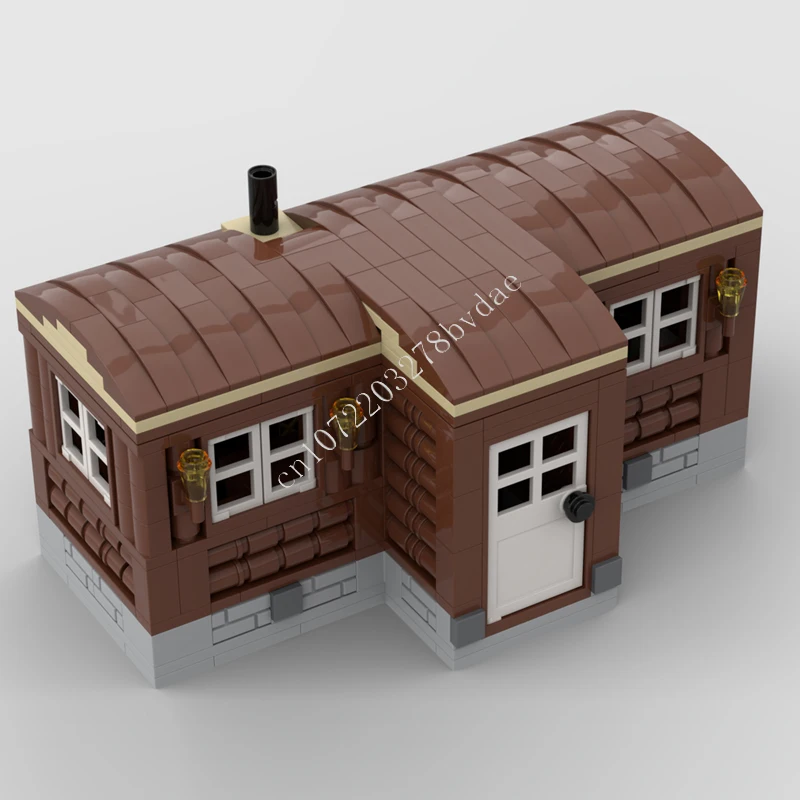 

580PCS Bungalow for a village MOC Creative street view DIY Model Building Blocks Architecture Education Assembly Model Toys Gift