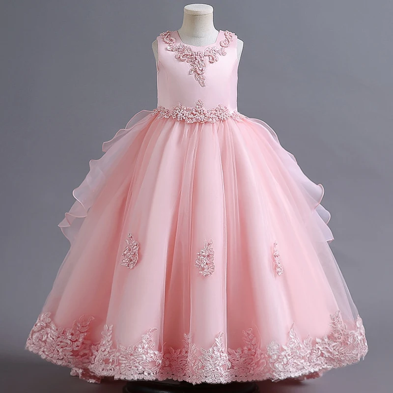 Smoking perlé pour fille, robe haut de gamme pour fête de mariage, Rhde fin d\'année, danse intérieure, anniversaire, formel, fleur, nouveau