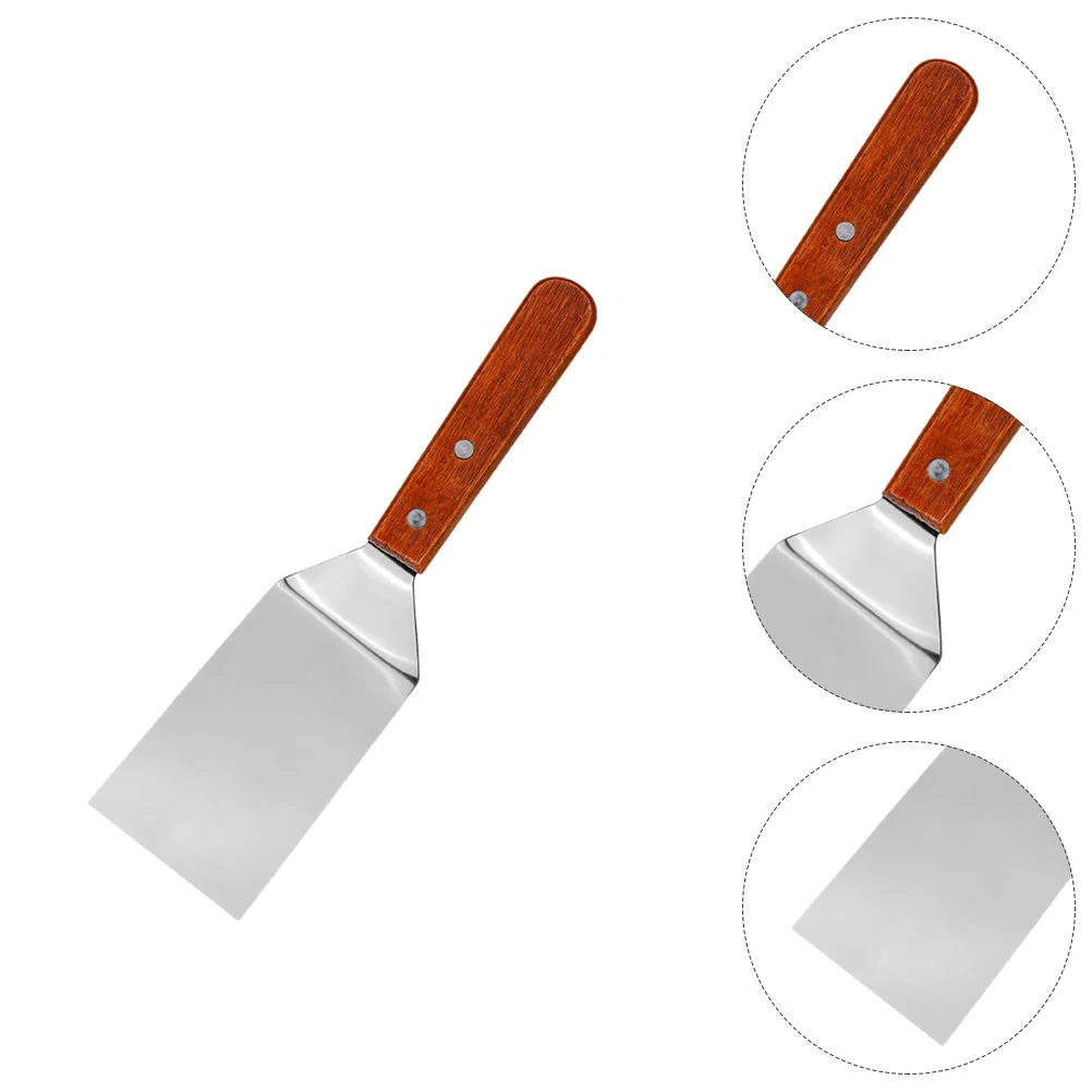 

2 Pcs Steak Spatula Kitchen Spatulas Home Cooking Utensils Griddle Pan Stainless Steel Shovels Supplies Pizza Peel