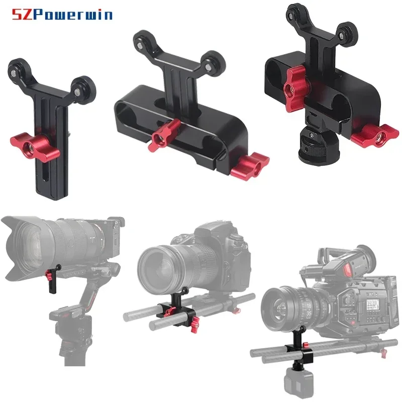 SZPowerwin Y Shape Lens Support Bracket Hight Adjustable Extended Support W Rubber Bearings For Sony Fuji Dslr Camera Long Lens