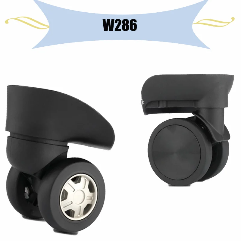 

Бесшумные поворотные колеса для багажа W285 — универсальные сменные колеса для плавного передвижения чемоданов и дорожных сумок.