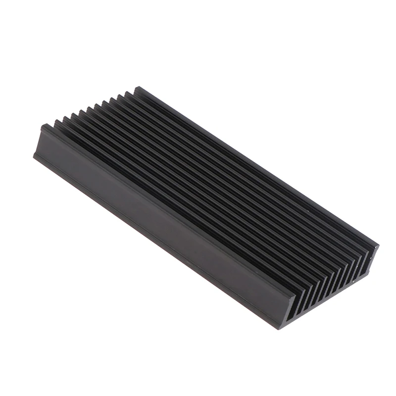 1pc Extruded Aluminum Heatsink Cooling Pad For High Power LED IC Chip Cooler Radiator Heat Sink For LED COB Light 100*50*12.7mm