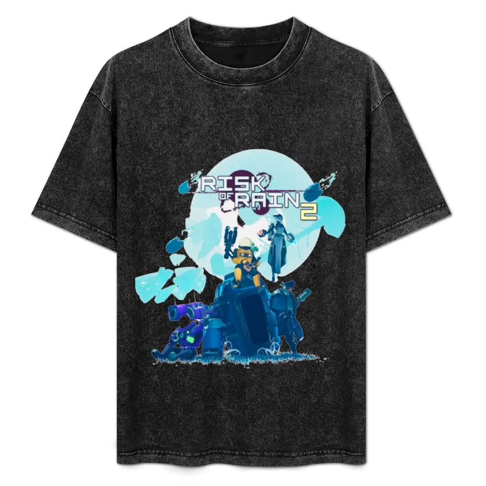 

Risk of Rain 2 T-Shirt Novelty Print Casual Tee Shirt