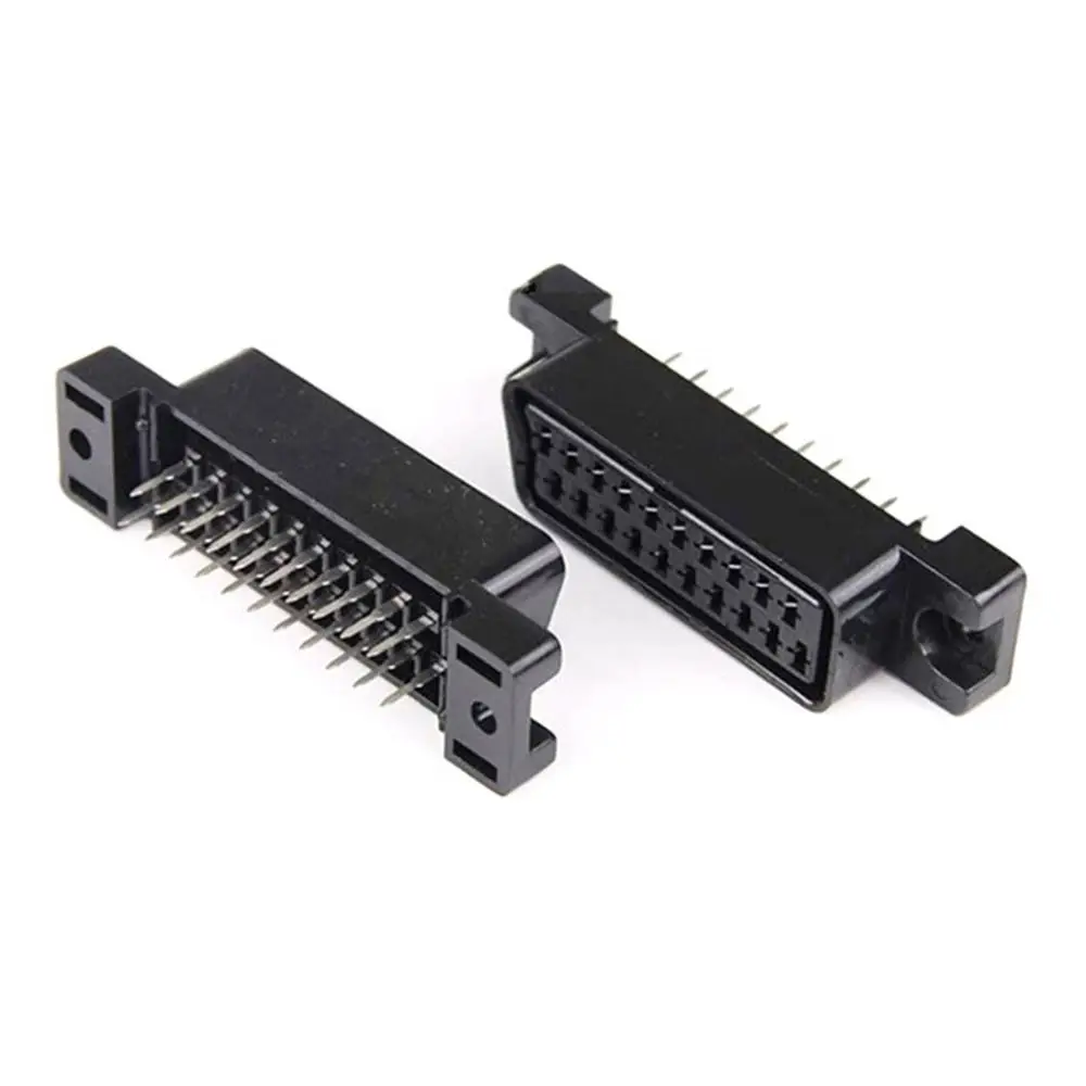 CS Type SCART High quality Connect Port Interface Female Connector Female Slot Double Row Connector Female PCB Mount