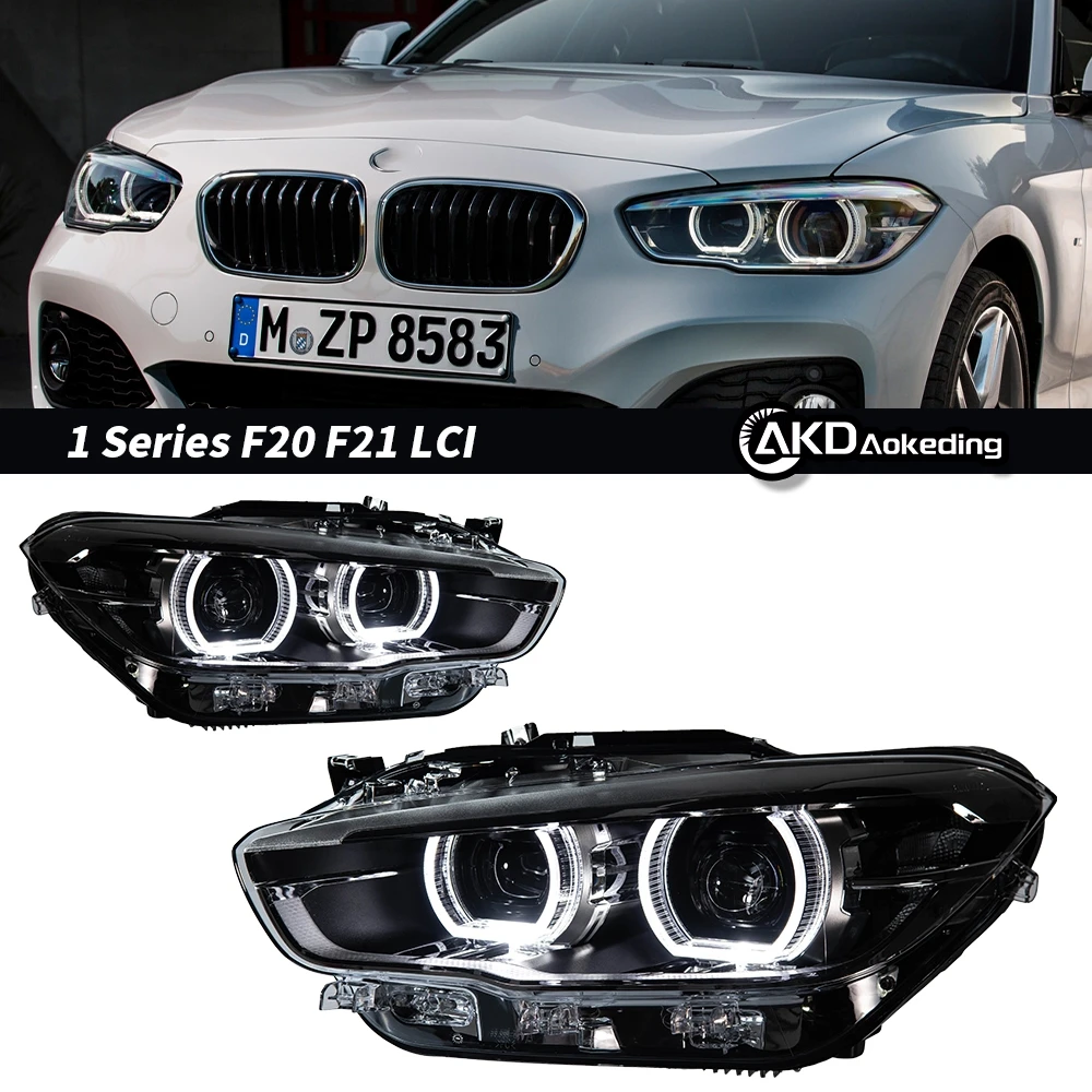 new For BMW F20 1 Series Headlights 2015-2018 116i 118i 125i  LED Daytime Lights Projector DRL Car Accesorios Modified