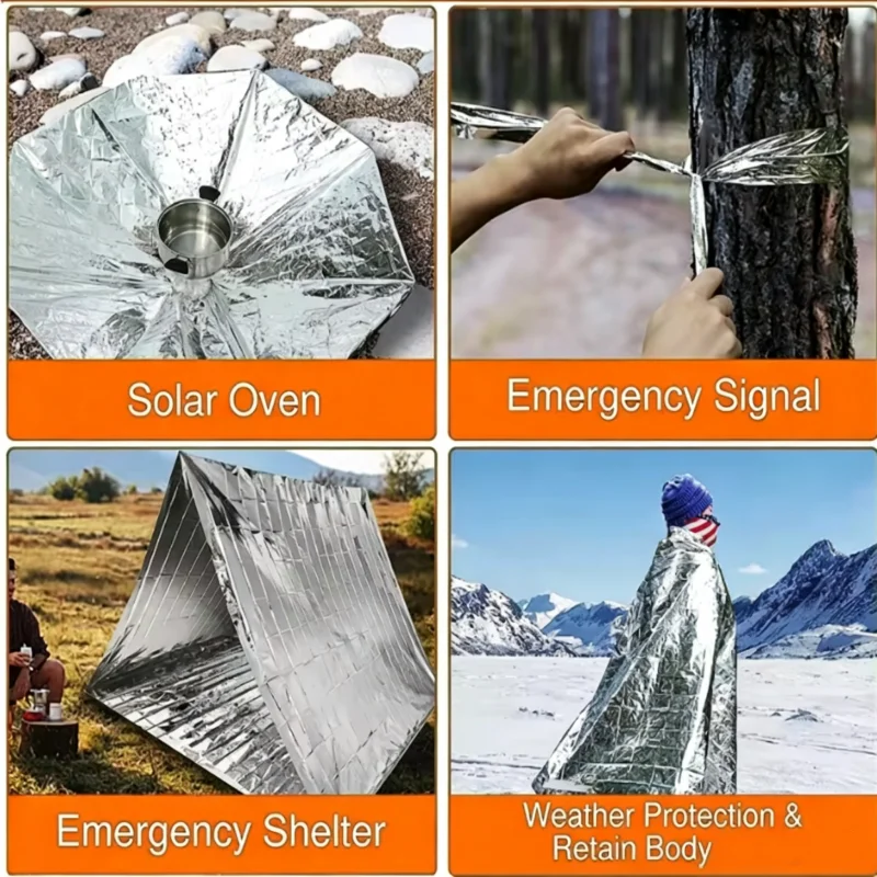 Uniwersalna odblaskowa koc ter – Survival Blanket Reflective recenzja i cena