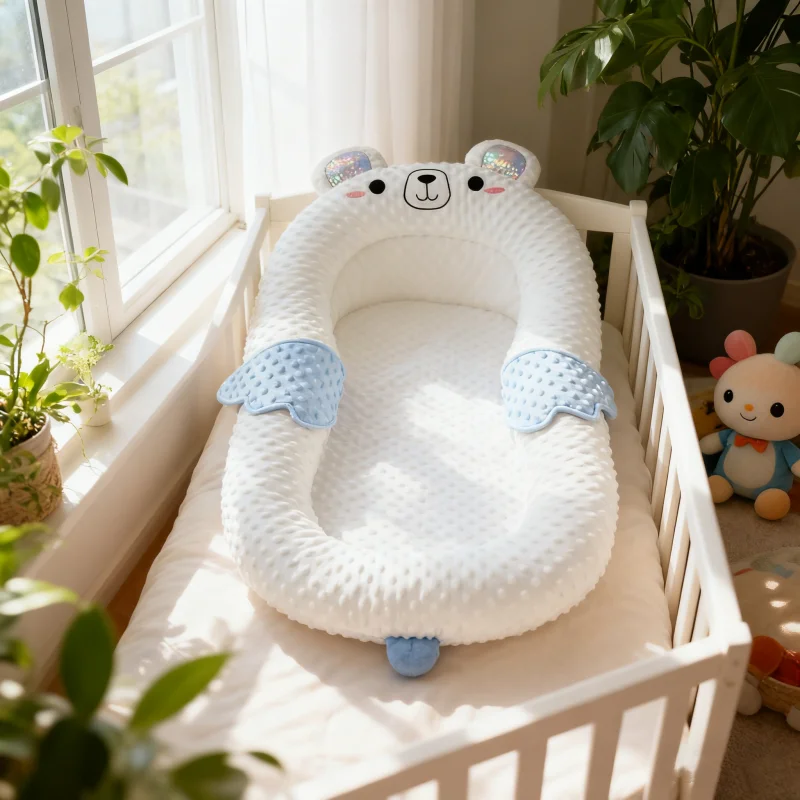 0-1 years old baby bed - Multi-functional and movable baby bed for newborns - Anti-pressure design - Foldable