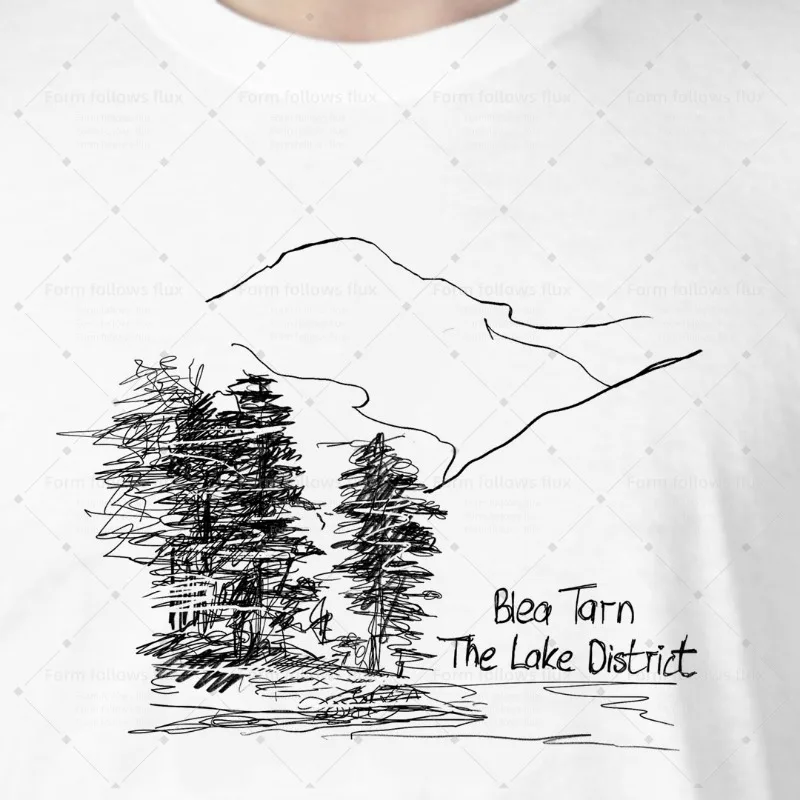 

2026 men T-Shirt Hoodie Blea Tarn – The Lake District rock Hand Drawn Comic style Unisex S-6XL Plus Size Friendly