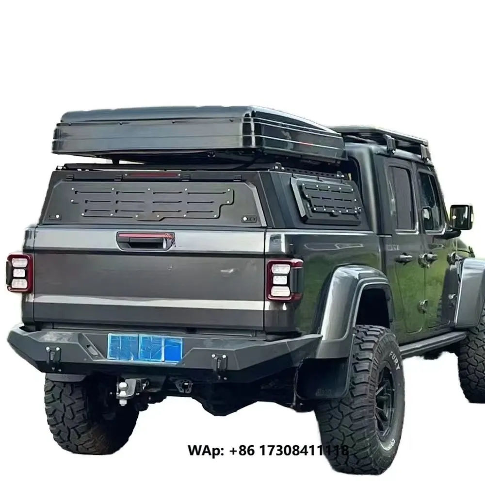 

Waterproof Steel Hard Top Tonneau Cover for Pickup 4X4 Truck Hinged Operation Camper Canopy Bed Cover Caps for Gladiator