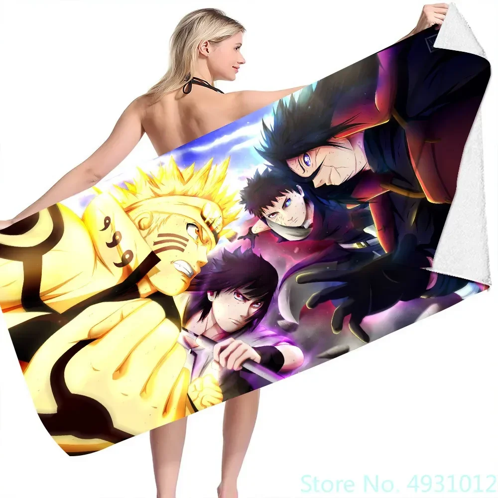 

Anime 3D Printing N-Naruto Vortex College Children Beach Towels Bath Towel Cartoon 75x150cm Rectangular Baby Kids Birthday Gift